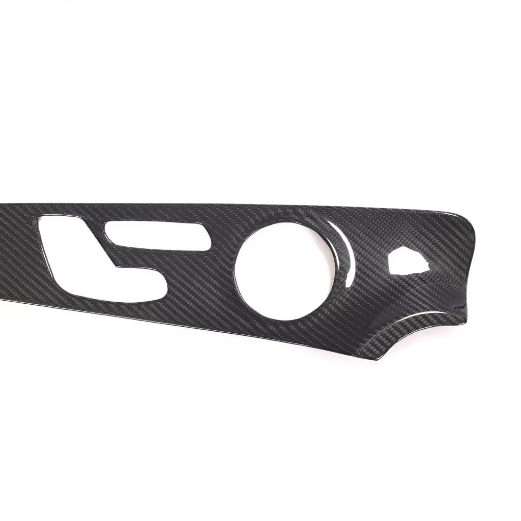 10PCS W213 4 Door 2020-2021 Dry Carbon Fiber Interior Center Dashboard Panel Trim for  E Class